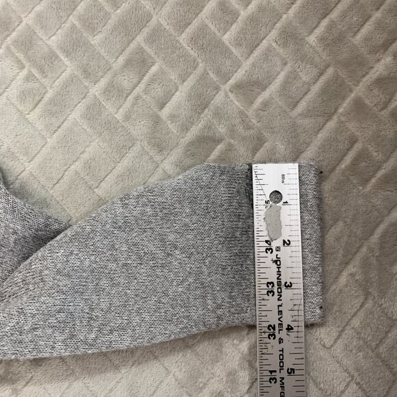 Eddie Bauer Womens Small Athletic Hoodie Sweatshirt Gray Fitted Fleece Zip Up - Picture 11 of 16